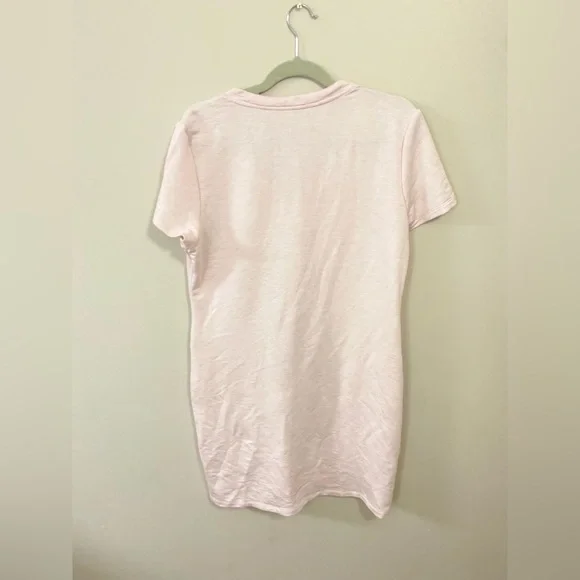 Women’s CALVIN KLEIN Pink Casual Athletic Clean Girl V Neck Dress Shirt Size L - Picture 5 of 12